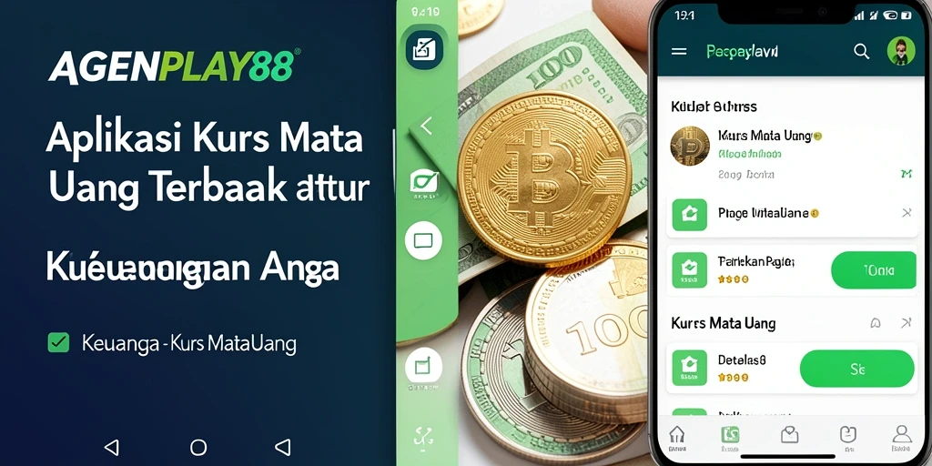 Antarmuka aplikasi AGENPLAY88 menampilkan grafik kurs mata uang secara real-time.