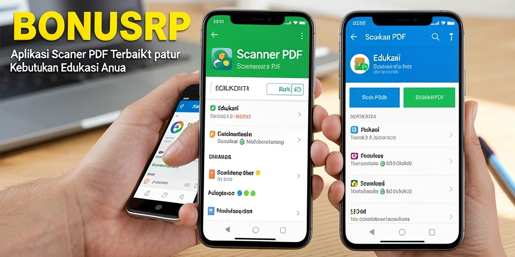 Antarmuka pengguna BONUSRP yang intuitif untuk pemindaian PDF.
