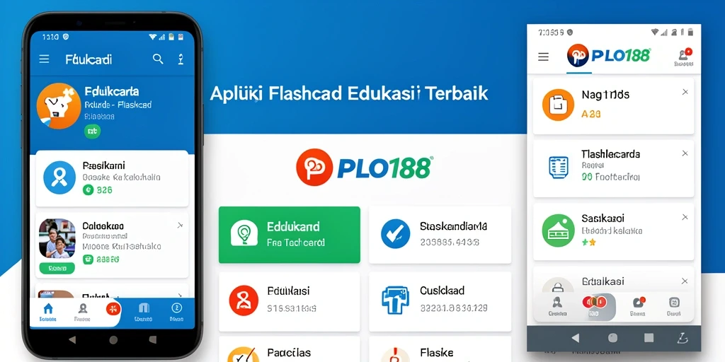 Tampilan utama aplikasi POLO188 dengan fungsi flashcard yang interaktif.