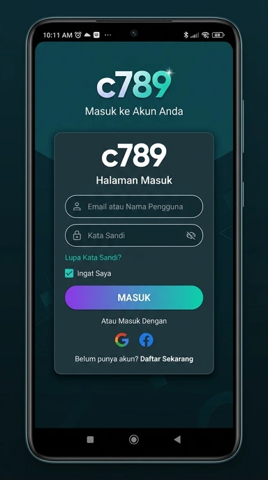Masuk Akun c789 untuk Pengguna Android Indonesia
