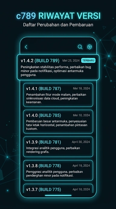 Riwayat Versi c789 untuk Pengguna Android